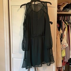 Dark Green Express Dress